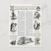 Vintager St. Patrick's Day Postkarte (Vorderseite)