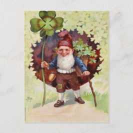 Vintager St. Patrick's Day Postkarte