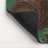 Vintager St. Patrick's Day, Viel Glück Irish Dice Mousepad (Ecke)