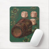 Vintager St. Patrick's Day, Viel Glück Irish Dice Mousepad (Mit Mouse)