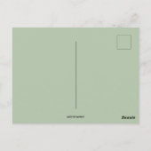 Vintager St. Patricks Tag am Morgen Postkarte (Rückseite)