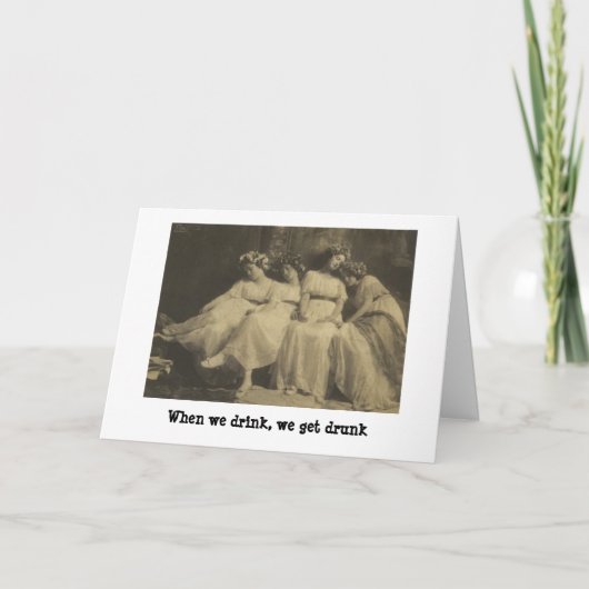 Vintager St.-Pat's Day - Schlumpfen. Karte (Vorderseite)