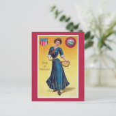 Vintager Staat, Nebraska, Tennis Postkarte (Stehend Vorderseite)