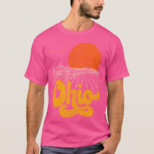 Vintager Staat Ohio Mitte des Jahrhunderts erschüt T-Shirt