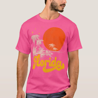 Vintager Staat von Florida Mitte des Jahrhunderts  T-Shirt