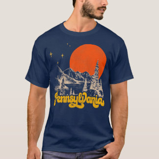 Vintager Staat von Pennsylvania Mittelalterliche N T-Shirt