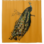 Vintager Stachelschwalbe Duschvorhang (Vorderseite)