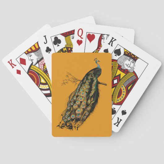 Vintager Stachelschwalbe Spielkarten (Rückseite)