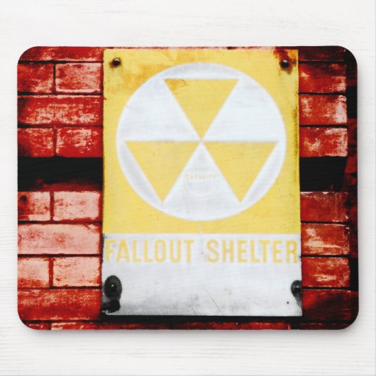 Vintager städtischer Fallout-Shelter-Maus-Pad Mousepad (Vorne)