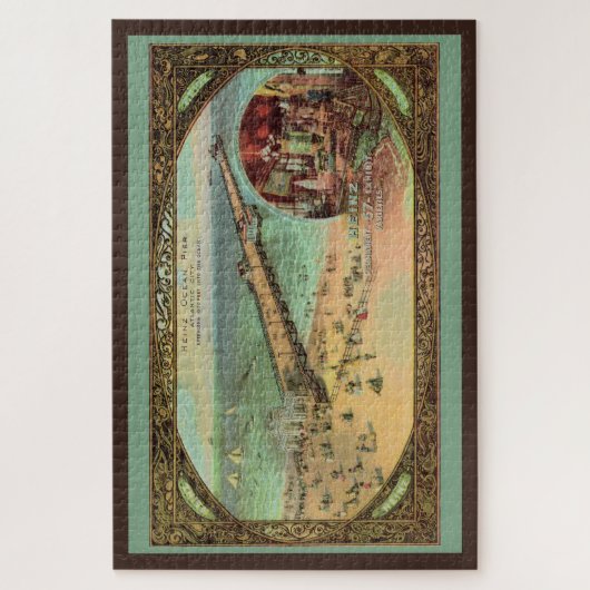 Vintager Stadtrand Puzzle (Vertikal)