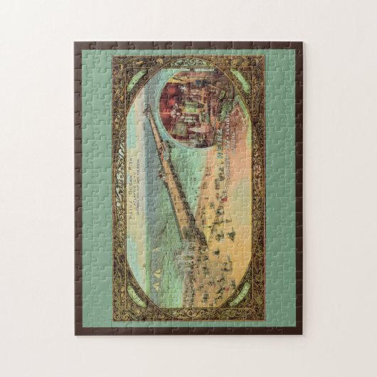 Vintager Stadtrand Puzzle (Vertikal)