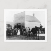 Vintager Stadtsaloon Postkarte (Vorderseite)