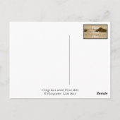 Vintager Stall außerhalb von Weiser Idaho Postkarte (Rückseite)