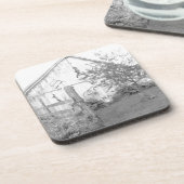 Vintager Stall Getränkeuntersetzer (Linke Seite)