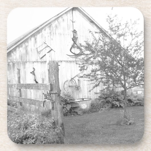 Vintager Stall Getränkeuntersetzer (Vorderseite)