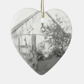 Vintager Stall Keramikornament (Rechts)