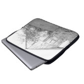 Vintager Stall Laptopschutzhülle (Vorne Knopf)