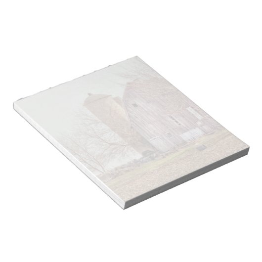 Vintager Stall & Silo Notizblock (angewinkelt)