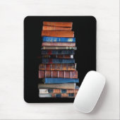 Vintager Stapel alter Bücher Mousepad (Mit Mouse)