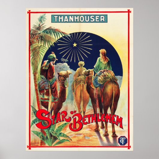 Vintager Star von Bethlehem Hollywood Silent Movie Poster (Vorne)