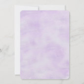 Vintager Starfish Beach Orchid und Türkis Einladung (Rückseite)