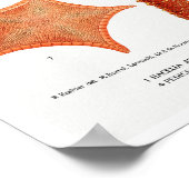 VINTAGER STARFISH-ILLUSTRATIONSPARSTER POSTER (Ecke)