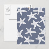 Vintager Starfish Postkarte (Vorne/Hinten)