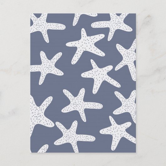 Vintager Starfish Postkarte (Vorderseite)