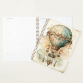 Vintager Steampunk Blue Hot Air Ballon (2) Planer (Anzeige)