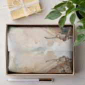 Vintager Steampunk Blue Hot Air Ballon (2) Seidenpapier (Geschenk)