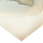 Vintager Steampunk Blue Hot Air Ballon (2) Tischdecke (Schrägansicht)