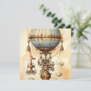 Vintager Steampunk-Heißluftballon (3)