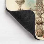Vintager Steampunk-Heißluftballon (4) Mousepad (Ecke)