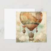 Vintager Steampunk-Heißluftballon (5) (Vorne/Hinten)