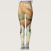 Vintager Steampunk-Heißluftballon (5) Leggings (Vorderseite)
