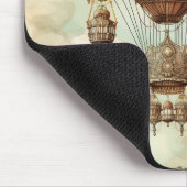 Vintager Steampunk-Heißluftballon (5) Mousepad (Ecke)