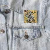 Vintager steampunk Pirat Button (Beispiel)