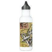 Vintager steampunk Pirat Trinkflasche (Links)