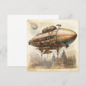 Vintager Steampunk Zeppelin (12) (Vorne/Hinten)