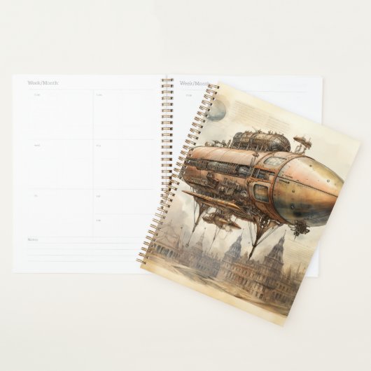 Vintager Steampunk Zeppelin (12) Planer (Anzeige)