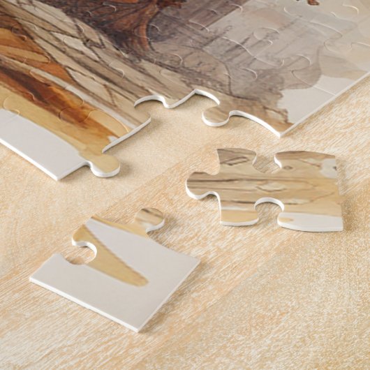 Vintager Steampunk Zeppelin (1) Puzzle (Seite)