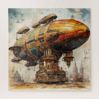 Vintager Steampunk Zeppelin (1)