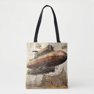 Vintager Steampunk Zeppelin (3) Tasche