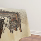 Vintager Steampunk Zeppelin (3) Tischdecke (Beispiel)
