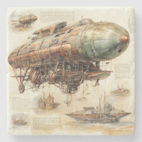 Vintager Steampunk Zeppelin (4)