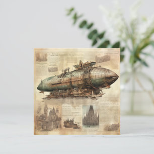 Vintager Steampunk Zeppelin (5)