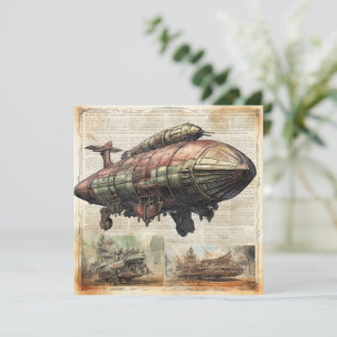 Vintager Steampunk Zeppelin (6)