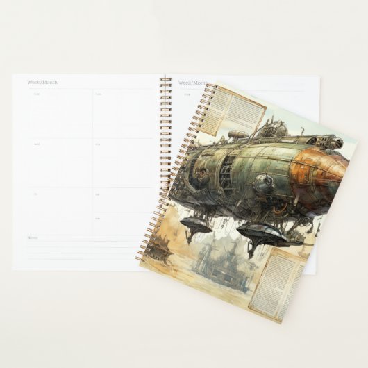 Vintager Steampunk Zeppelin (8) Planer (Anzeige)