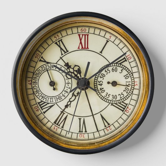 Vintager Steampunker Antiquitätenuhr Uhr (Vorderseite)