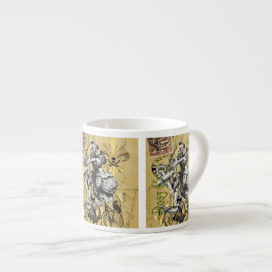 Vintager Steampunkpirat Espressotasse